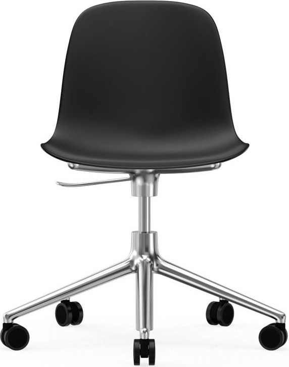 606042 Кресло Swivel 5W Gaslift Alu Black Normann Copenhagen Form - Вид №1