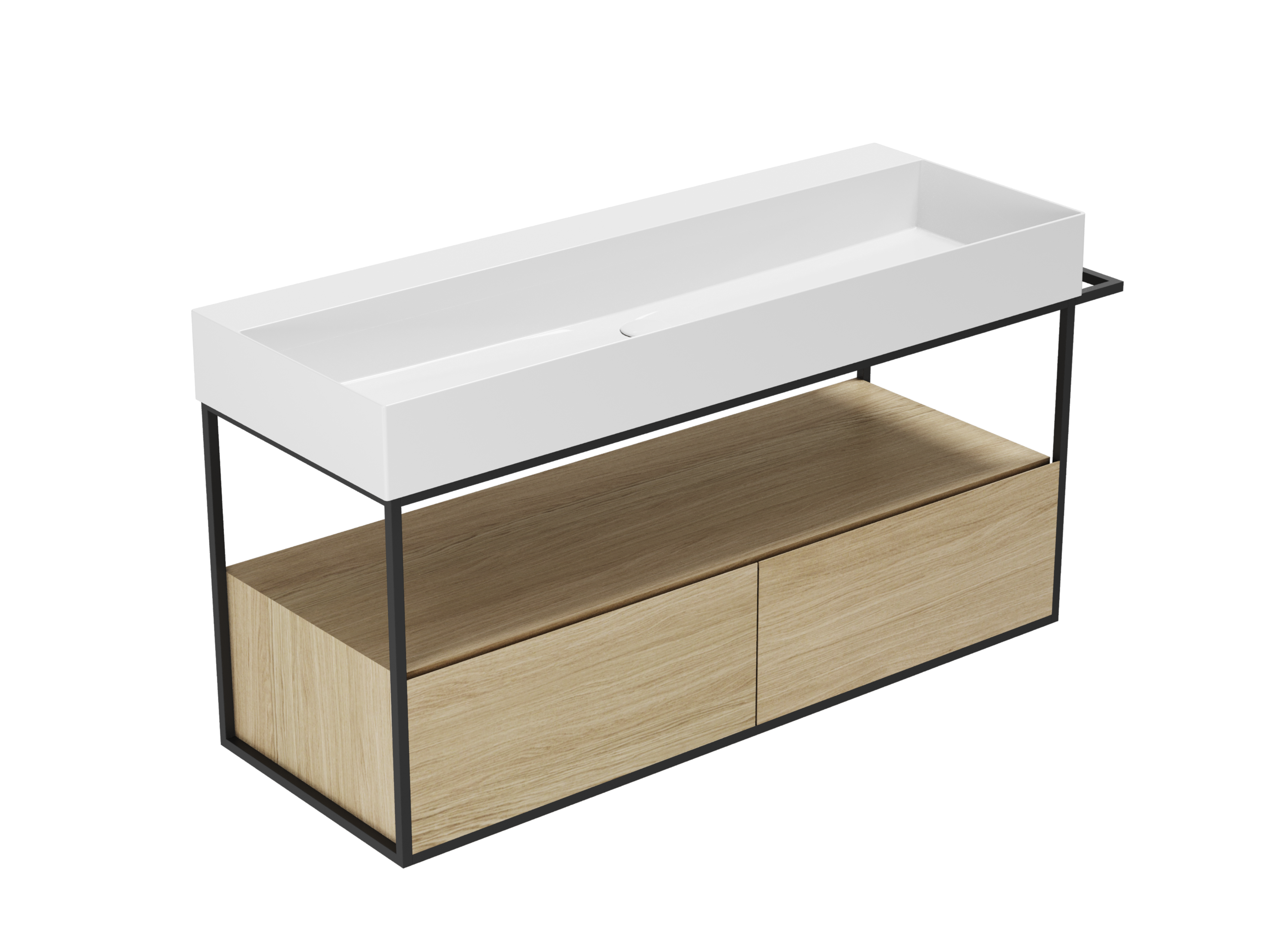 Подвесной шкаф для умывальника с выдвижными ящиками Azzurra Ceramica Elegance ARCH-00143821