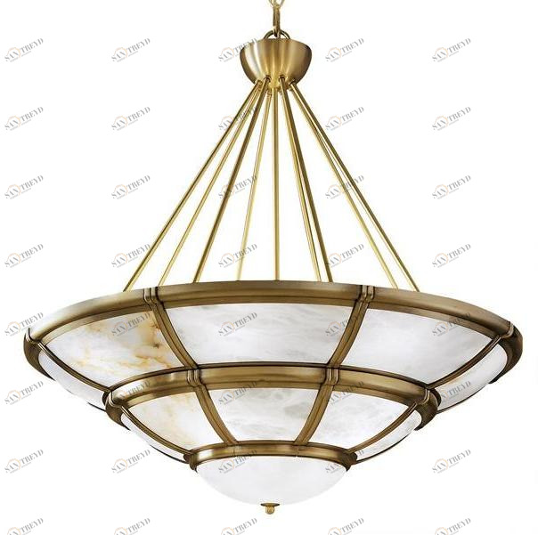 Possoni Illuminazione Сатиновая люстра с опаловым стеклом Lorenzo 1998/14