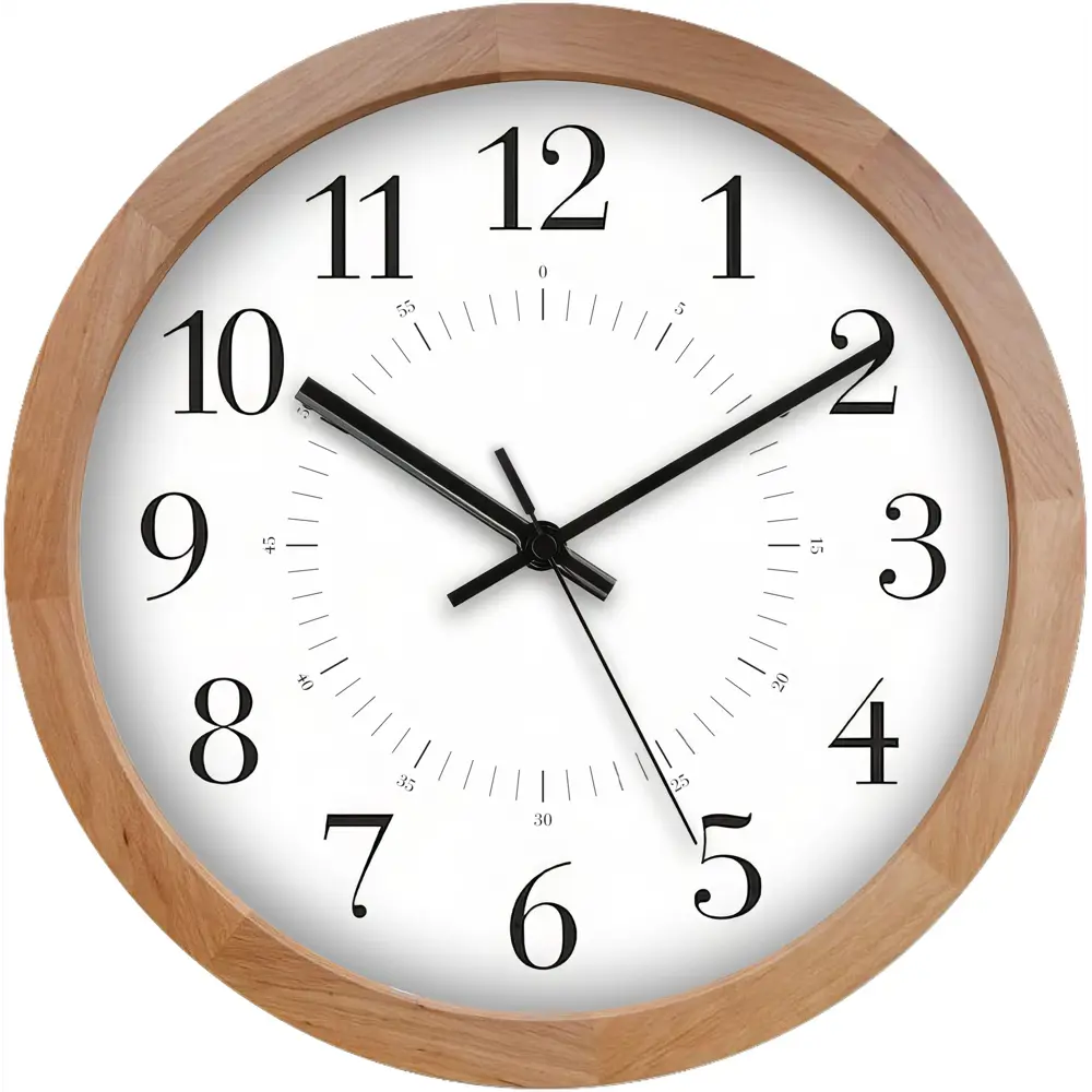 Настенные часы TROYKATIME Дерево с бесшумным механизмом 89358533 NATURE STLM-0834606