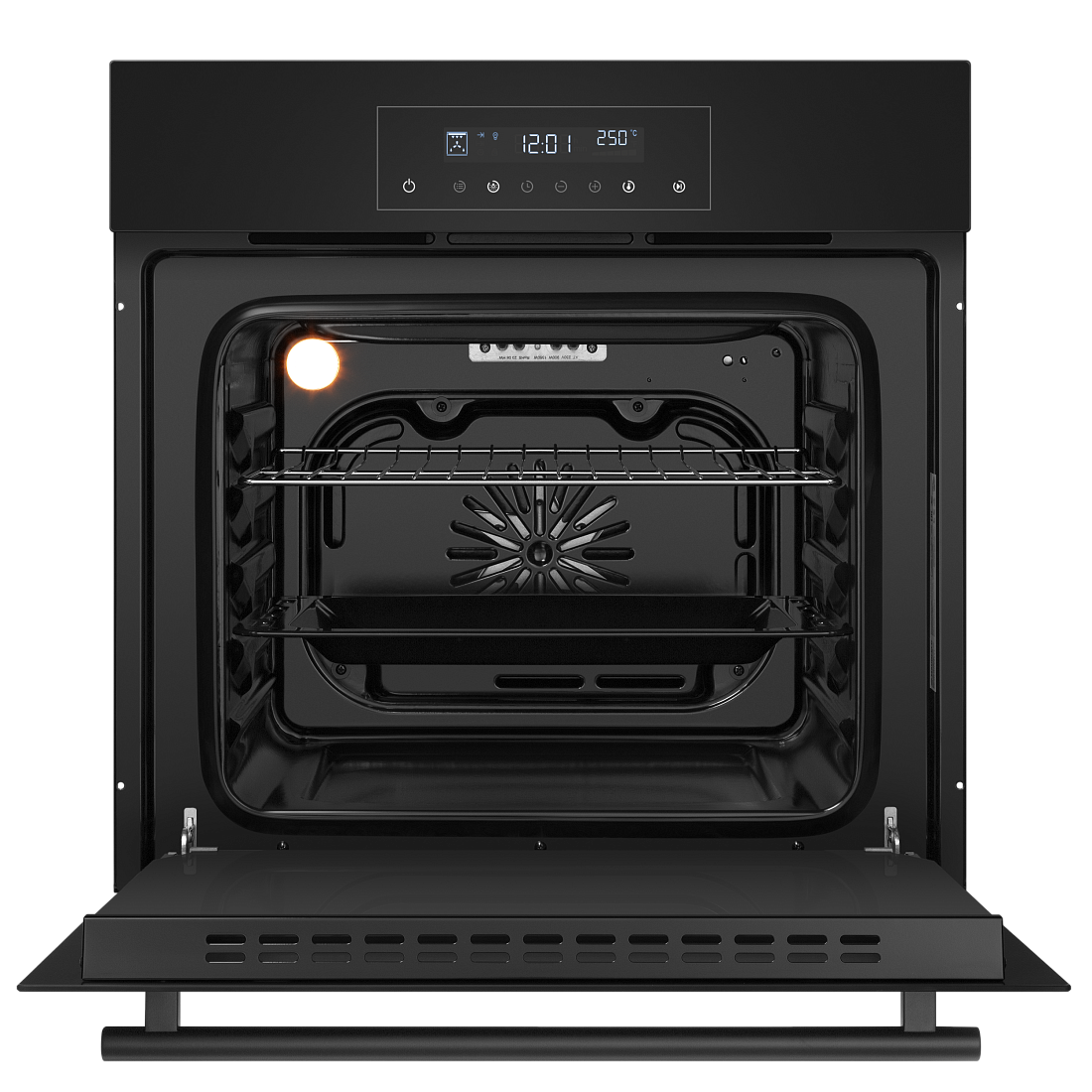 9100948 Электрический духовой шкаф HOMSair OEH606BK черный STDN-0131813 - Вид №1