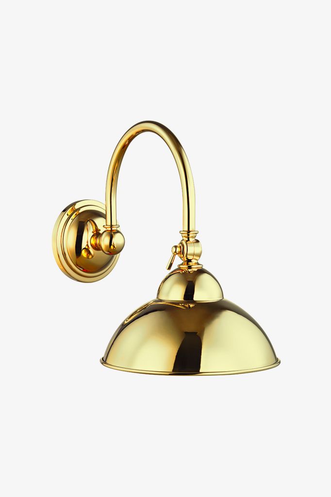 DYLT01 Настенный одинарный большой бра Derby с металлическим плафоном Waterworks 