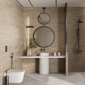 Плитка настенная Gracia Ceramica Java A0552D19601, 25x60 см 1.2 м² матовая цвет бежевый 89340864 STLM-2002539