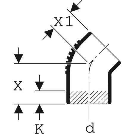 307.150.14.1 Отвод Geberit Silent-db20 Geberit  - Вид №11