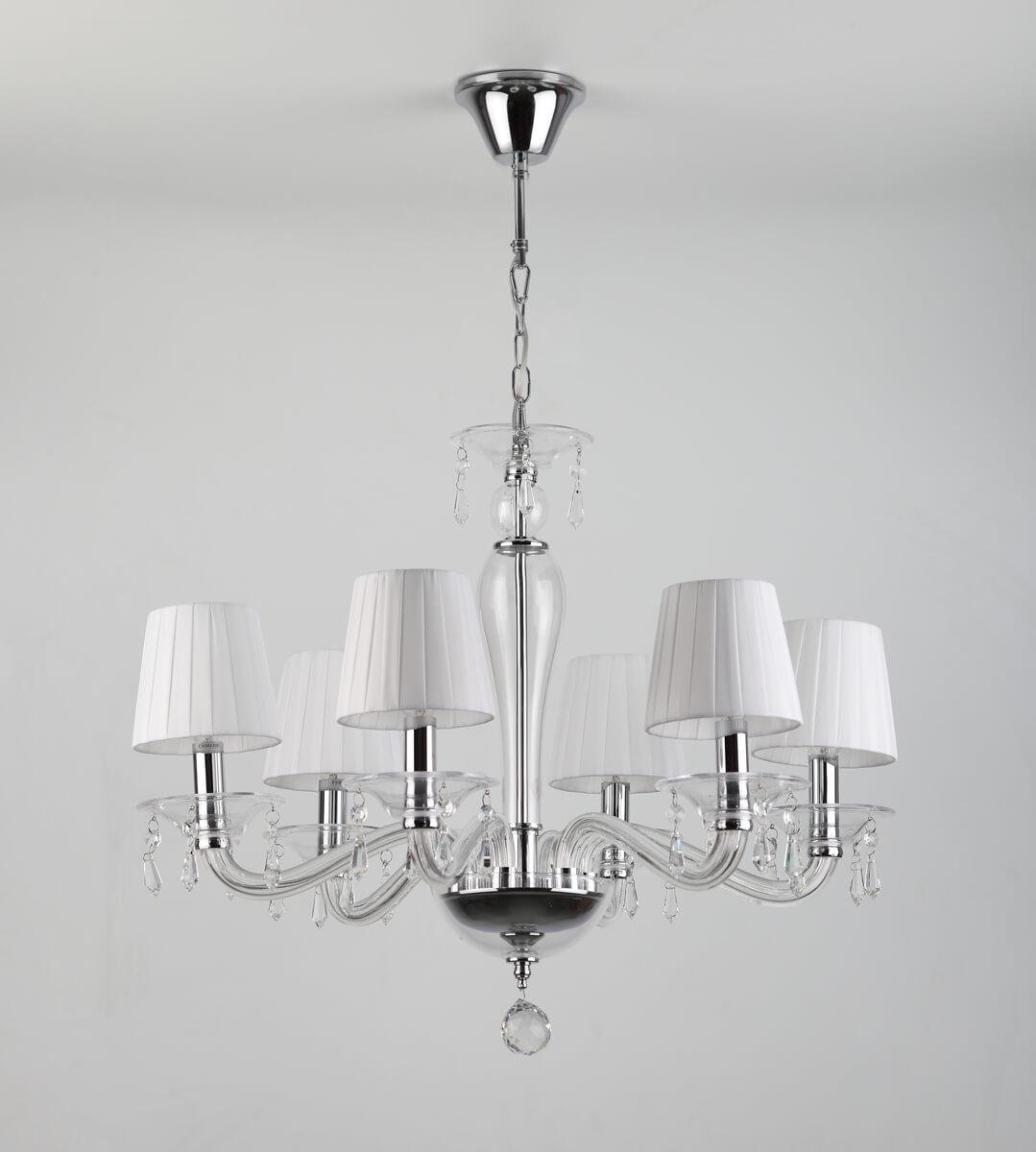 Подвесная люстра Rivoli Valzer 1006-206 RIVOLI ДИЗАЙНЕРСКИЕ, VALZER 336790 Белый;хром  - Вид №2