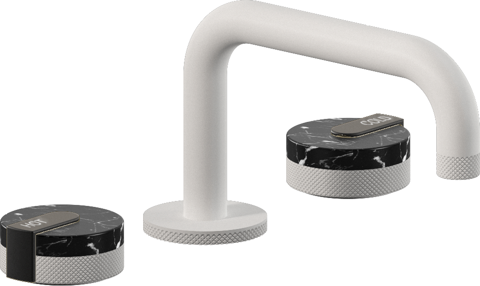 E-11510-R2MB-L1BK-WT Смеситель для умывальника на 3 отвертия GRAFF MOD+