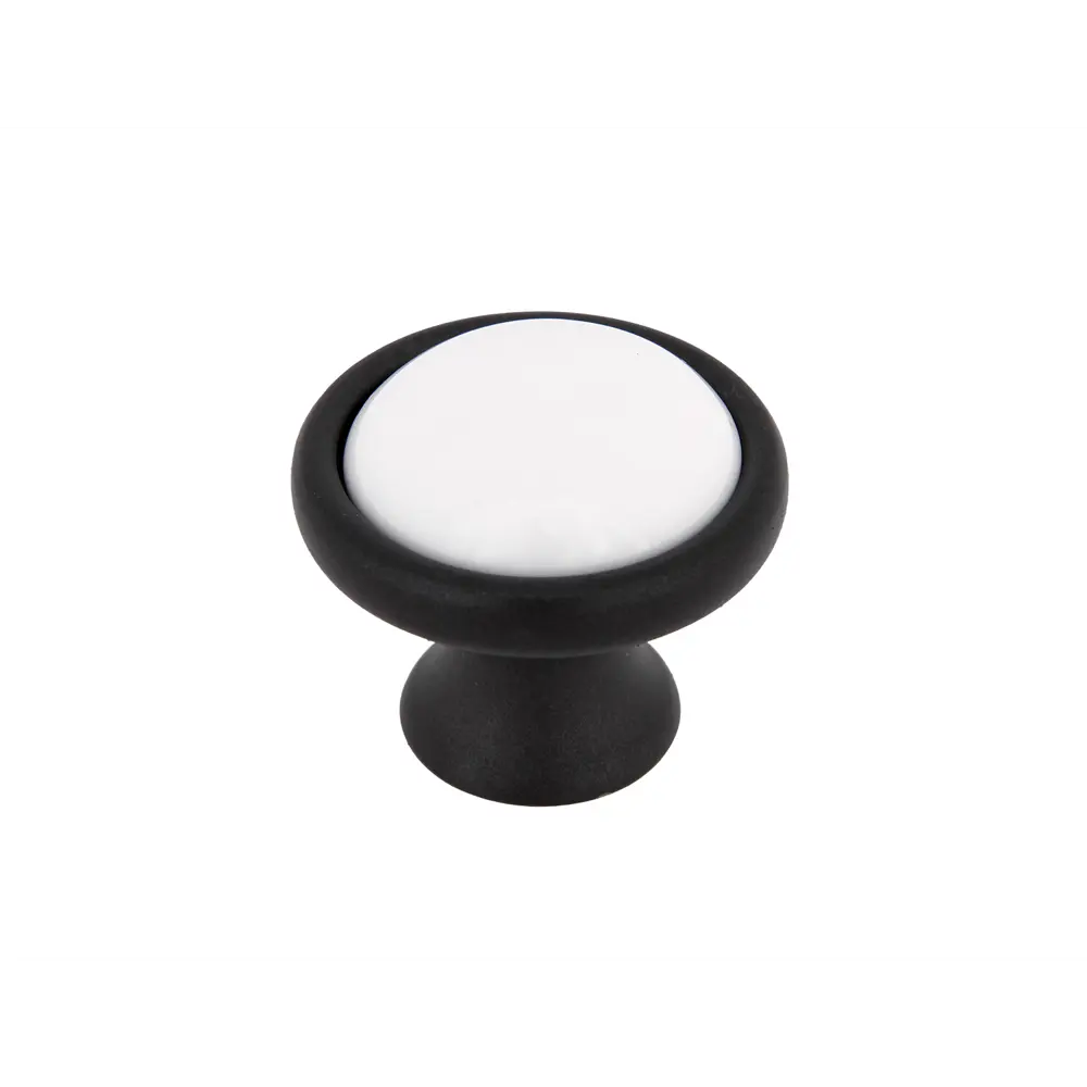 86900175 Ручка-кнопка мебельная Stampa ЦАМ цвет графит STLM-1004920 PALLADIUM 