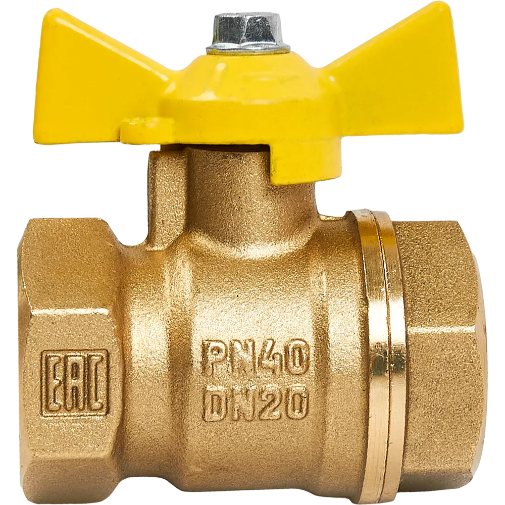 Газовый шаровой кран Santreyd 3/4" с латунным корпусом 83739470 STLM-0044175 - Вид №1