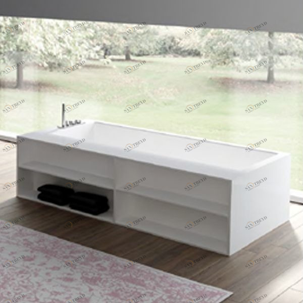 Ванна отдельно стоящая BIBLIO62-4 Antonio Lupi BIBLIO L=180 см Antoniolupi BIBLIO624