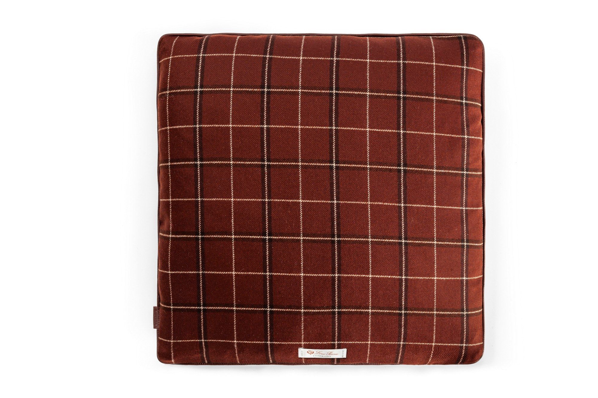 Шерстяная квадратная клетчатая подушка Poltrona Frau коллекция-мебель и аксессуары ARCH-00143763 - Вид №1