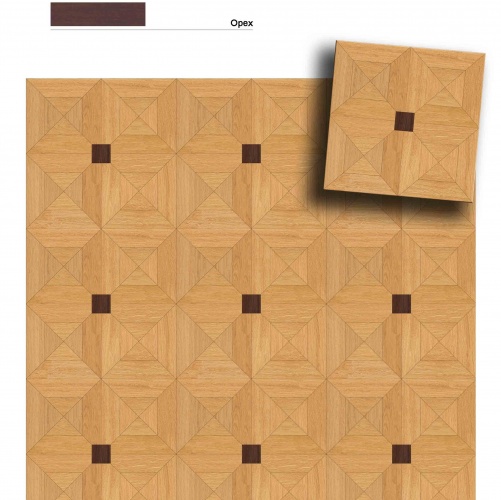 Художественный паркет Da Vinci Щитовой 26-490 Дуб (Гладкая) 500х500 мм 26010490 - Вид №1