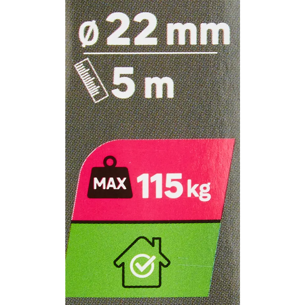 Ремень Standers 22 мм x 5 м цвет серый/белый STLM-2051788 - Вид №2