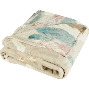 Плед Plumage 180x200 см фланель цвет серо-синий