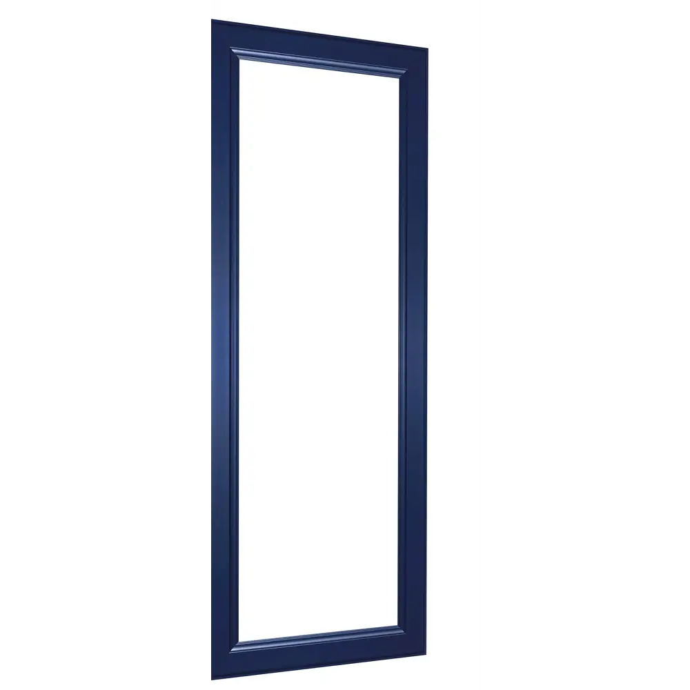 Фасад-витрина кухонного шкафа Реш 39.7x102.1 см Delinia ID МДФ цвет синий STLM-2061608