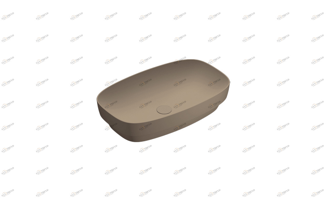 165AGRLXMS Накладная раковина под столешницу  овальная CERAMICA CATALANO Colori