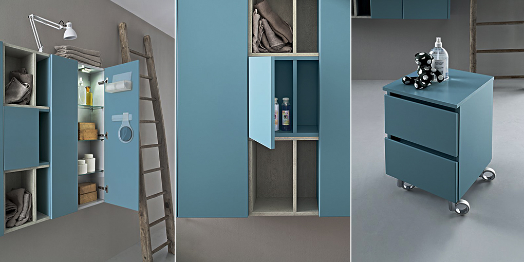 Комплект мебели для ванной комнаты Joy 26/27 Cerasa Joy JOY2627 - Вид №1