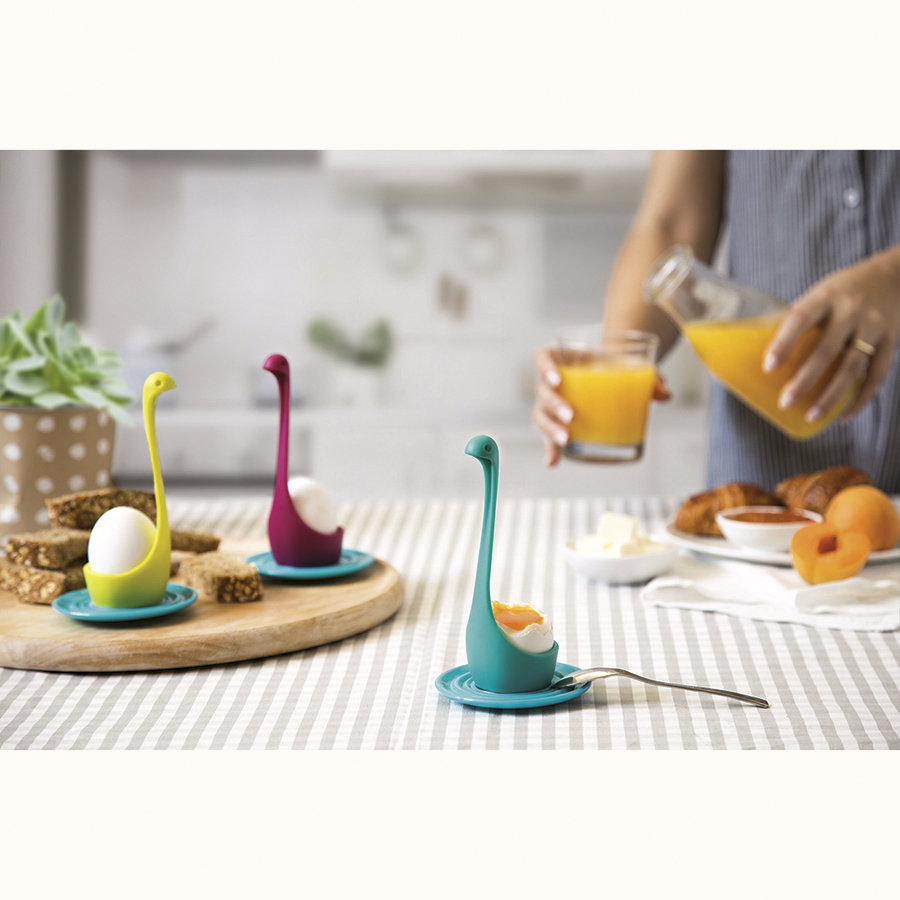 OT890 Держатель для яйца , miss nessie, фиолетовый OTOTO  - Вид №1