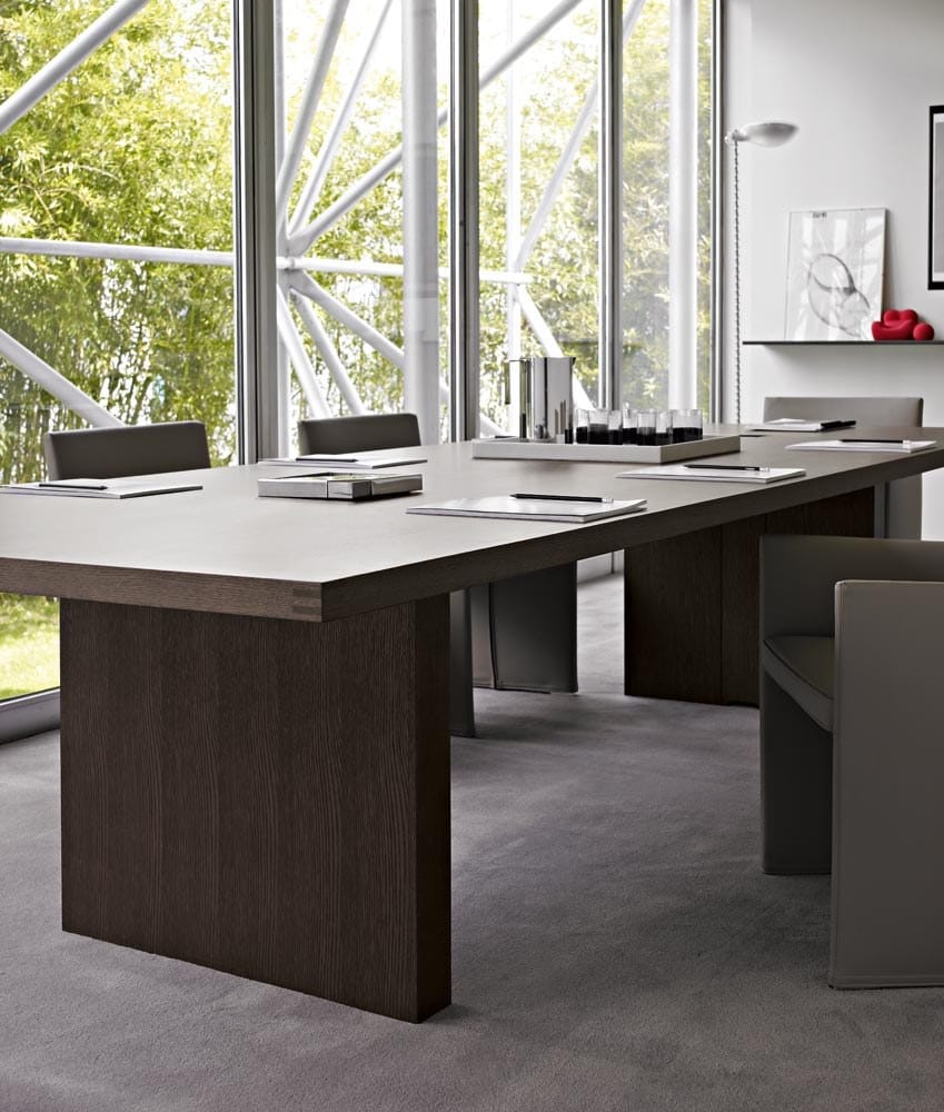 Круглый стол из стали и дерева B&B Italia Project AC Executive ARCH-00070639 - Вид №10