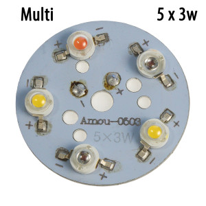 1402 Модуль 5x3 Ватт Мультиспектр 660+2900К+ фулл спектр LAB.Space