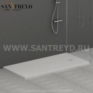 DP16080501 Душевой поддон 160х80 см цвет Белый бархат Globo DOCCIAPIETRA Италия