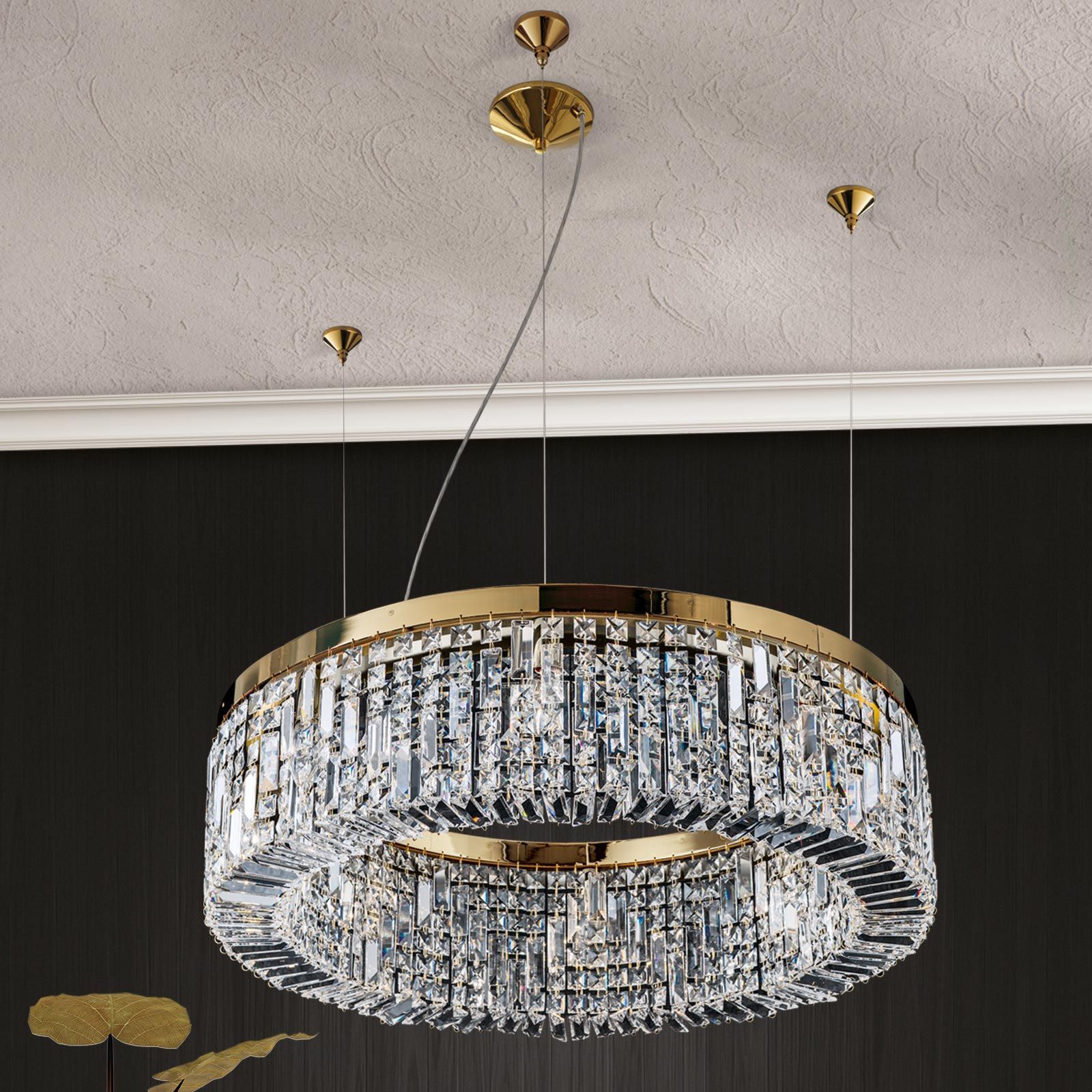 Подвесной светильник с кристаллами Orion кольцо ARCH-00119165 - Вид №3