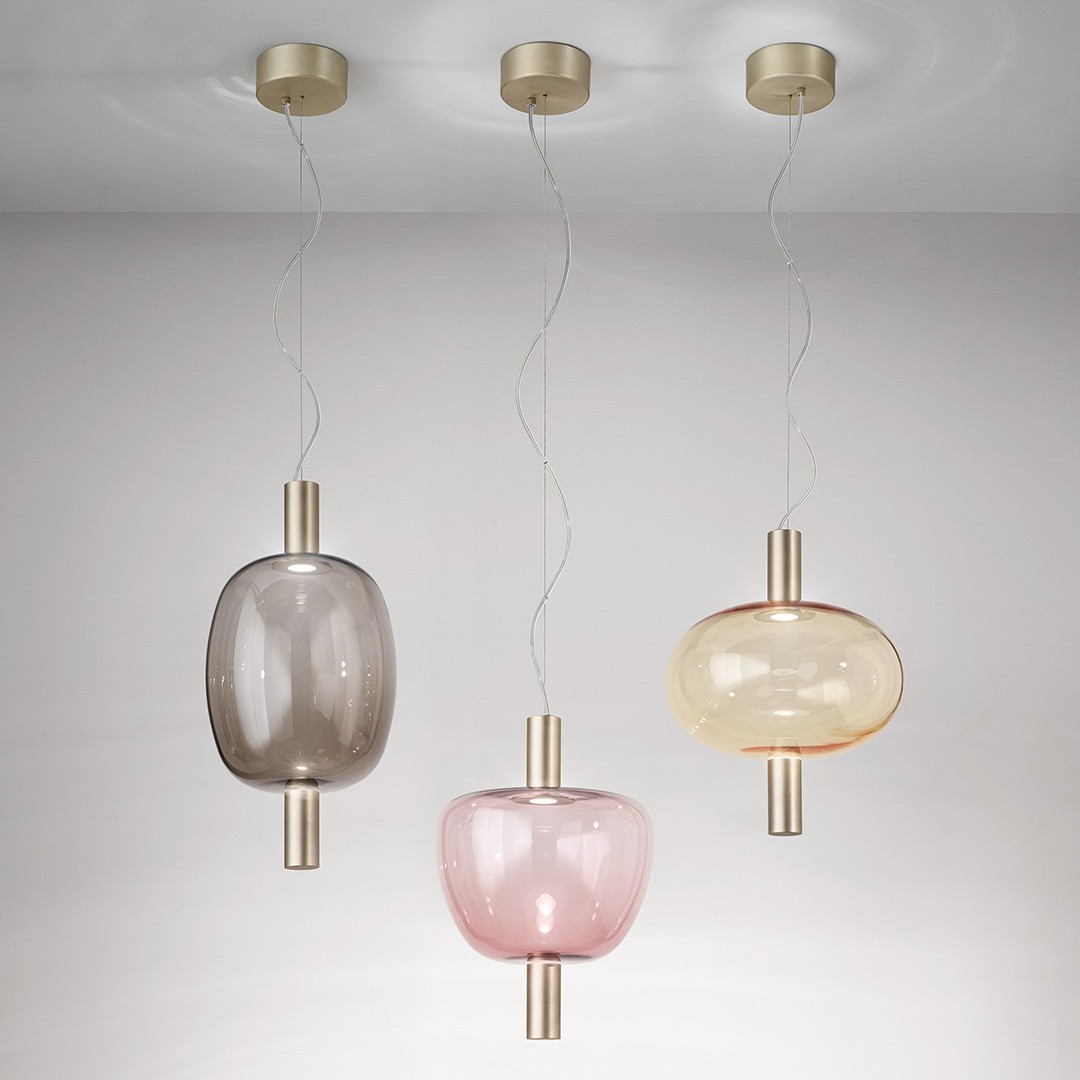 Vistosi RIFLESSO SP 2 FU/TR ottone подвесной светильник 118780 - Вид №3