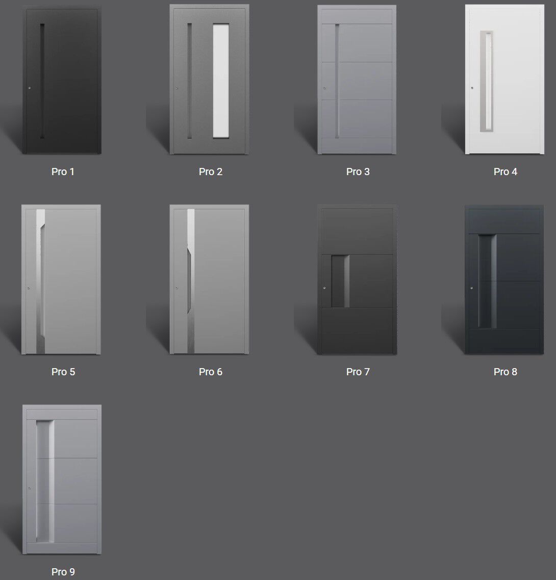 Алюминиевая входная дверь WnD ATRIUM 75 - DESIGN PRO ARCH-00046107 - Вид №2