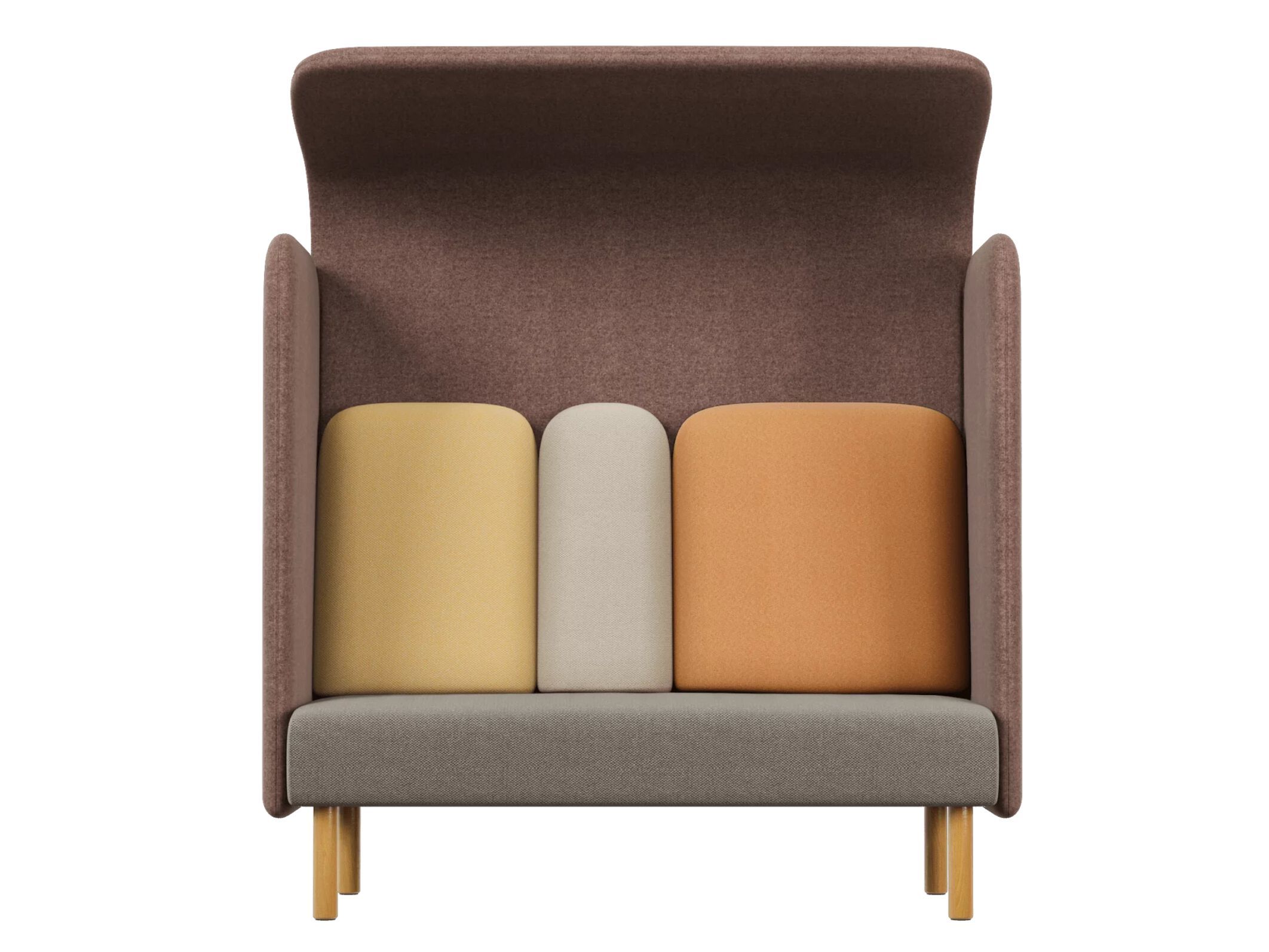 Ткань офисный диван / остров Intuit by Softrend август ARCH-00110610 - Вид №3