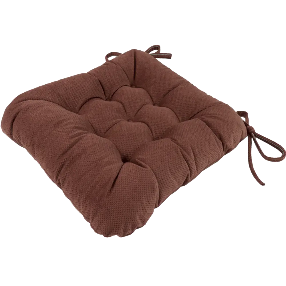 Подушка для стула Linen Way Грид 40x6x36 см полиэстер коричневый STLM-2114524 - Вид №1