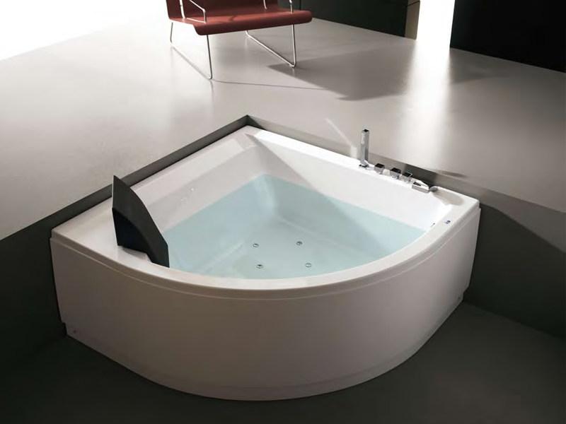 Gruppo Geromin Угловая гидромассажная ванна из дерева Era sun-id-1488396 - Вид №1