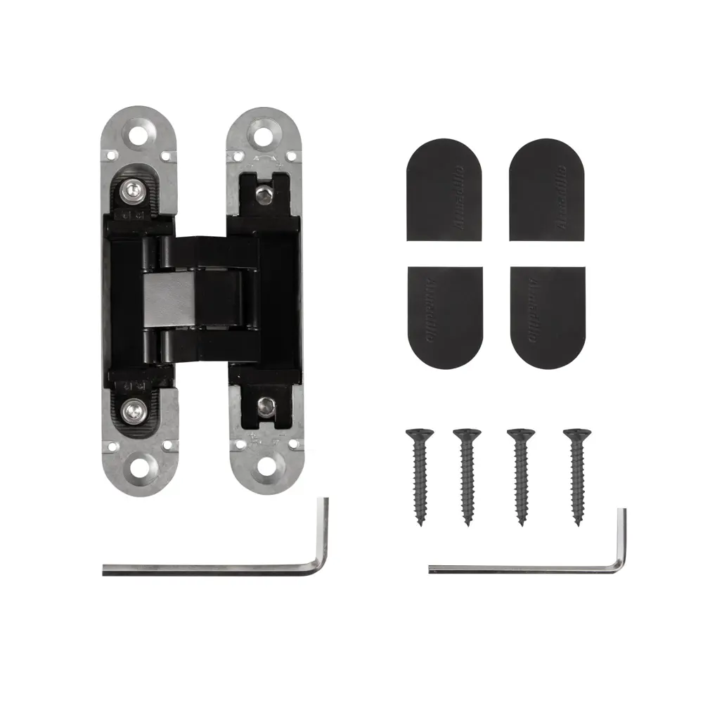 Скрытая петля дверная U3D3000 115x23x26 мм ЦАМ цвет черный ARMADILLO STLM-2007682 - Вид №2