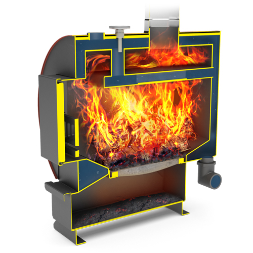 Твердотопливный котел Теплодар УЮТ-10 1946 - Вид №1