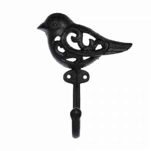 Крючок настенный черный 15 см "Синица" BLUMEN HAUS ПТИЦЫ 00-3971617 Черный