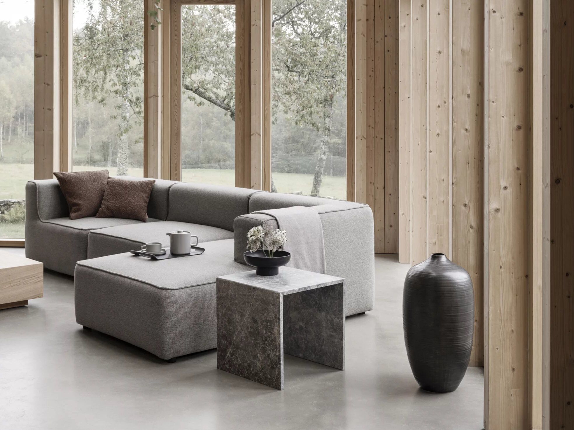 Квадратный мраморный журнальный столик blomus VARU ARCH-00078130 - Вид №13