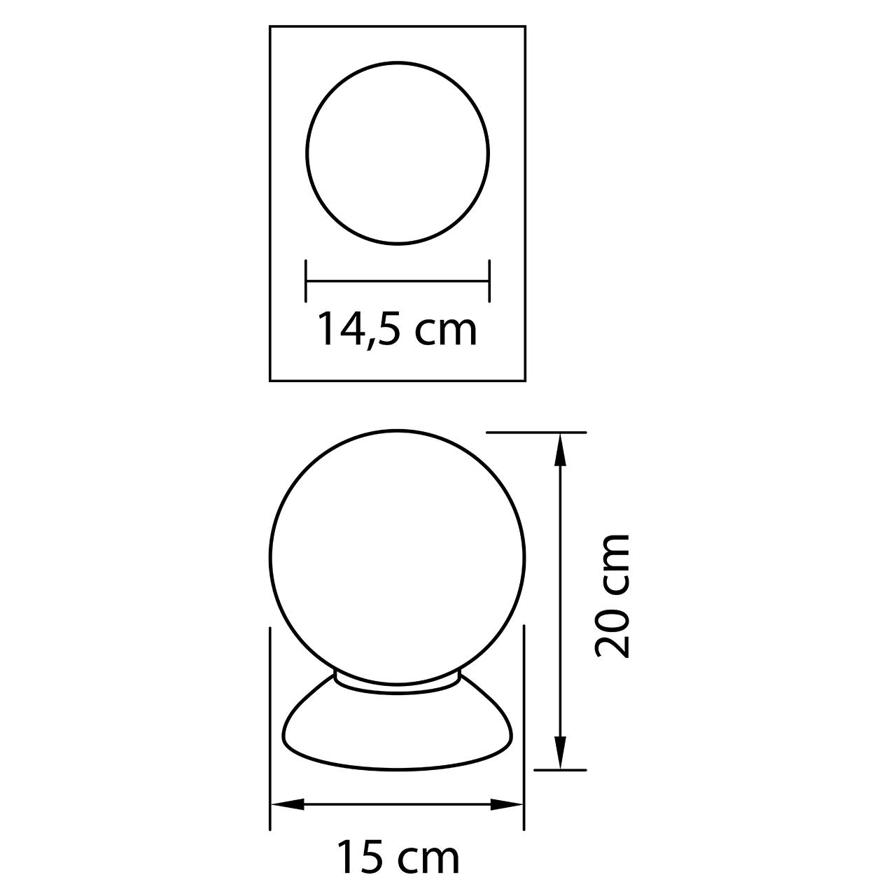 Настольная лампа Lightstar Globo 813916 LIGHTSTAR ИНТЕРЬЕРНЫЕ 080695 Белый  - Вид №1
