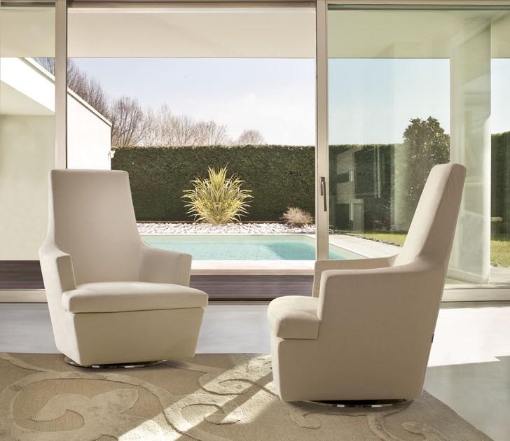 CTS SALOTTI Вращающееся кресло из ткани sun-id-1437365 - Вид №1