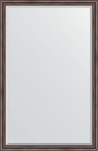 BY 1214 Зеркало с фацетом в багетной раме - палисандр 62 mm EVOFORM Exclusive