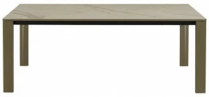 Ligne Roset Стол со столешницей из керамогранита под мрамор  005bfy1s