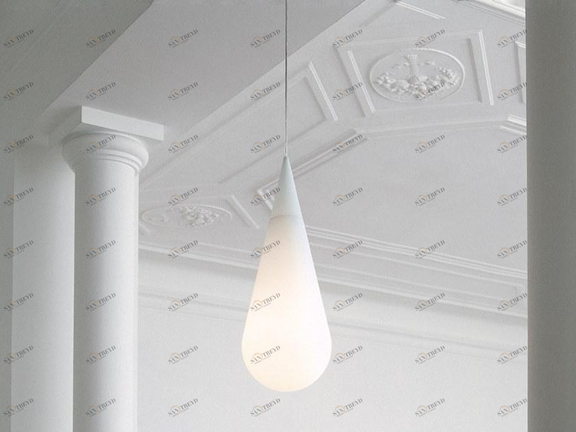 Rotaliana Подвесной светильник из опалового стекла Goccia sun-id-1406593