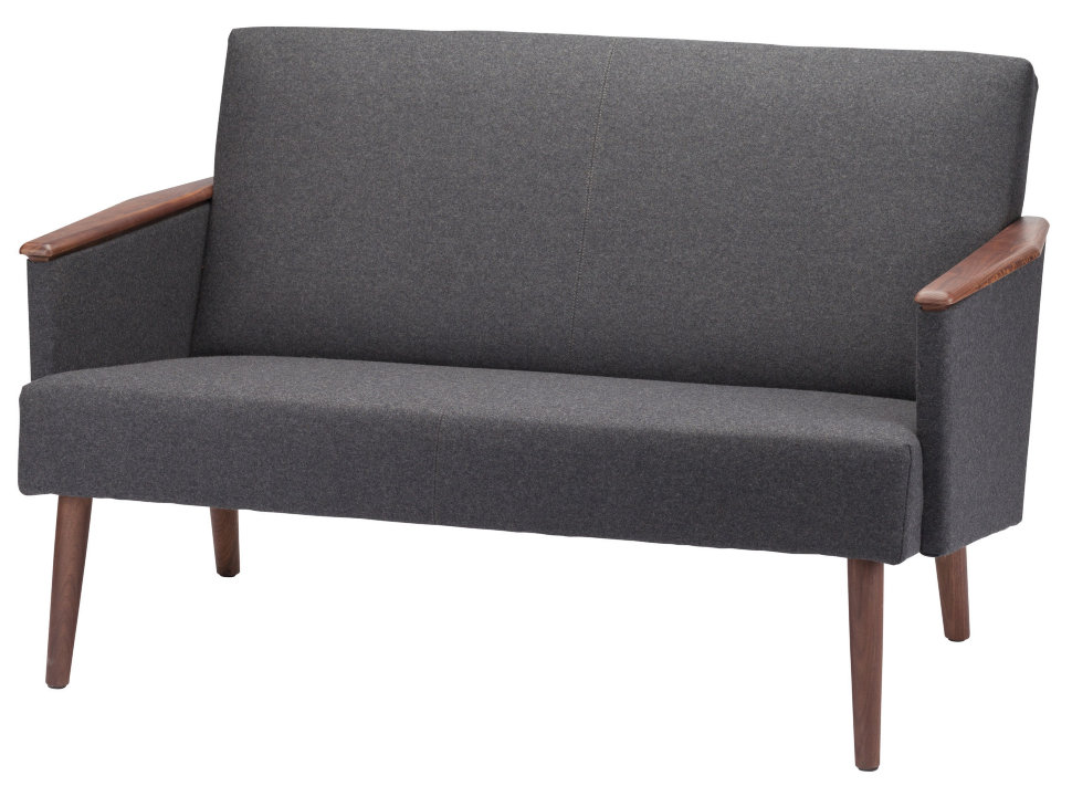 Диван Bench прямой серый ICON DESIGNE ДИЗАЙНЕРСКИЕ 178118 Серый  - Вид №1