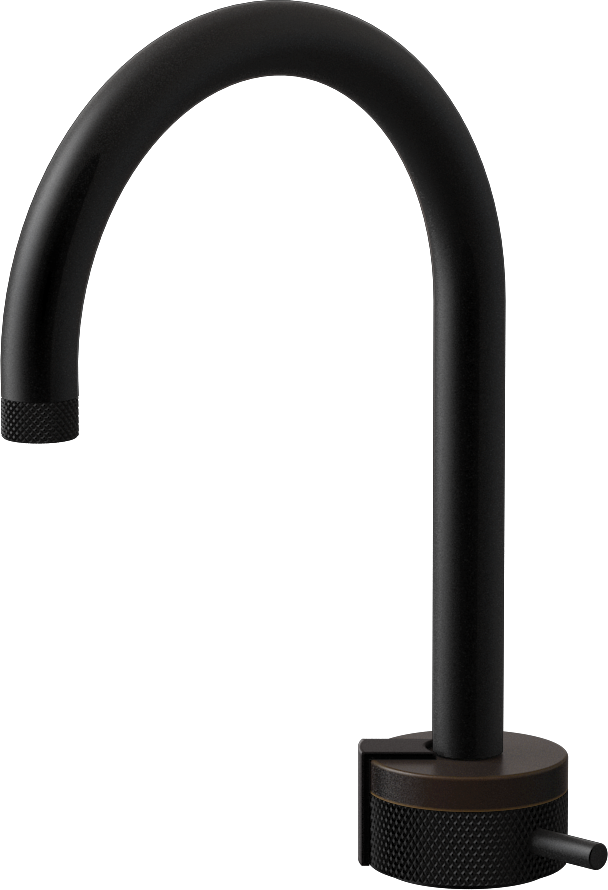 E-11502-R1OB-L2BK-MBK Однорычажный прогрессивный смеситель для раковины - излив 16см GRAFF MOD+