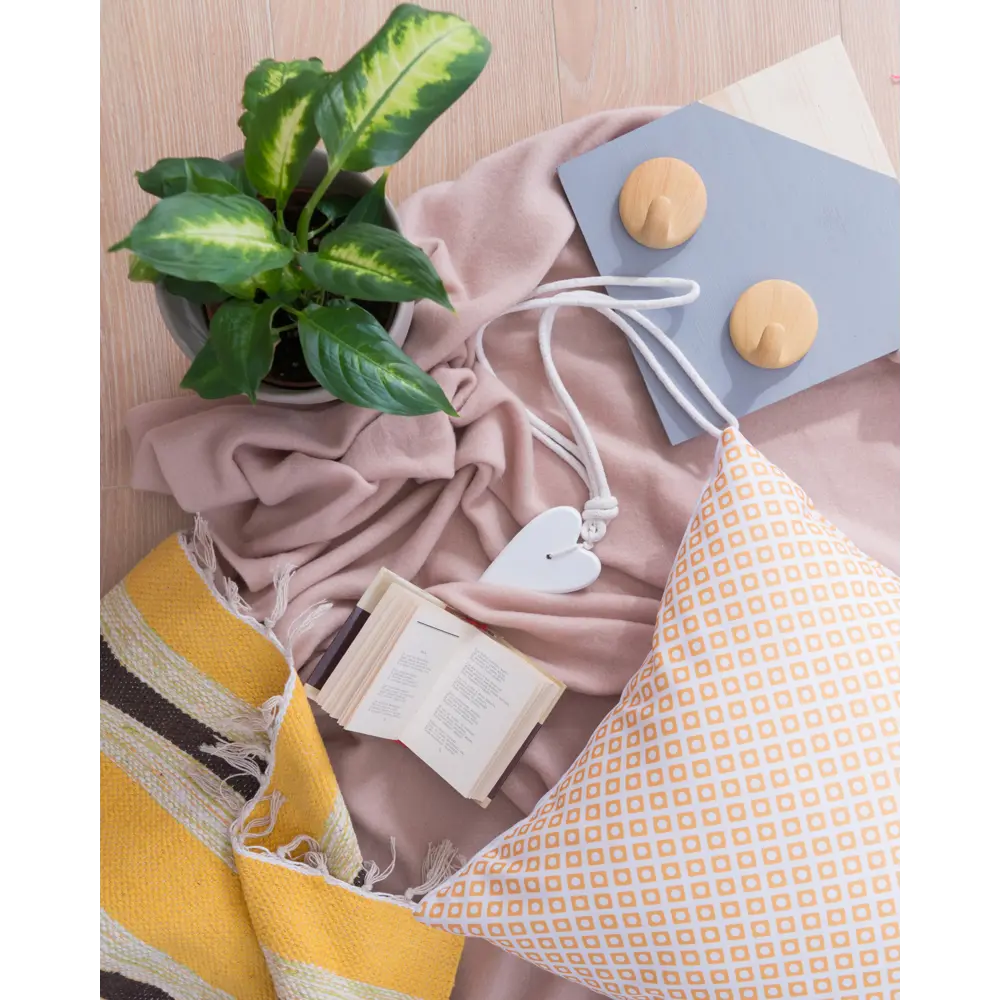 Плед 110х150 см флис цвет экрю Santreyd STLM-2186198 - Вид №4