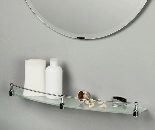 Wern K-2544 (ранее К-2524) Полка стеклянная с бортиком Santreyd  - Вид №1