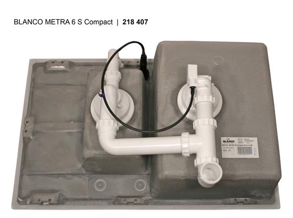 513469 Кухонная мойка Blanco Metra 6 S Compact жасмин  Blanco Metra Жасмин - Вид №6