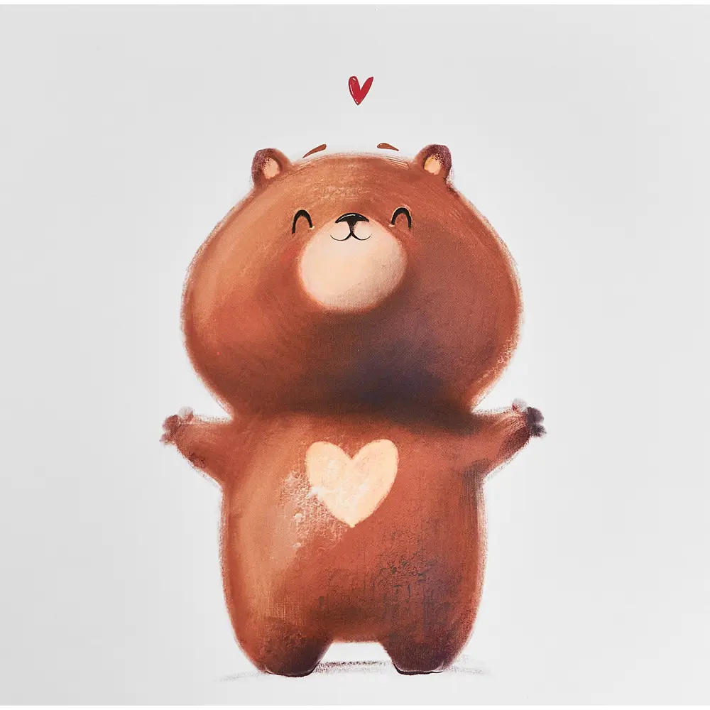 Постер Плюшевый мишка 30x30 см Santreyd STLM-2040043