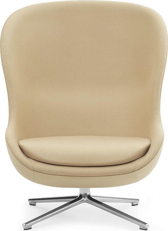 603825 Lounge Chair High Swivel Aluminium Synergy Normann Copenhagen Hyg  - Вид №1