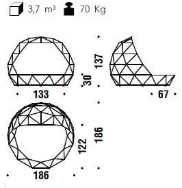 Moroso Грядка из плетеной технополимерной проволоки Tropicalia sun-id-1461017 - Вид №6