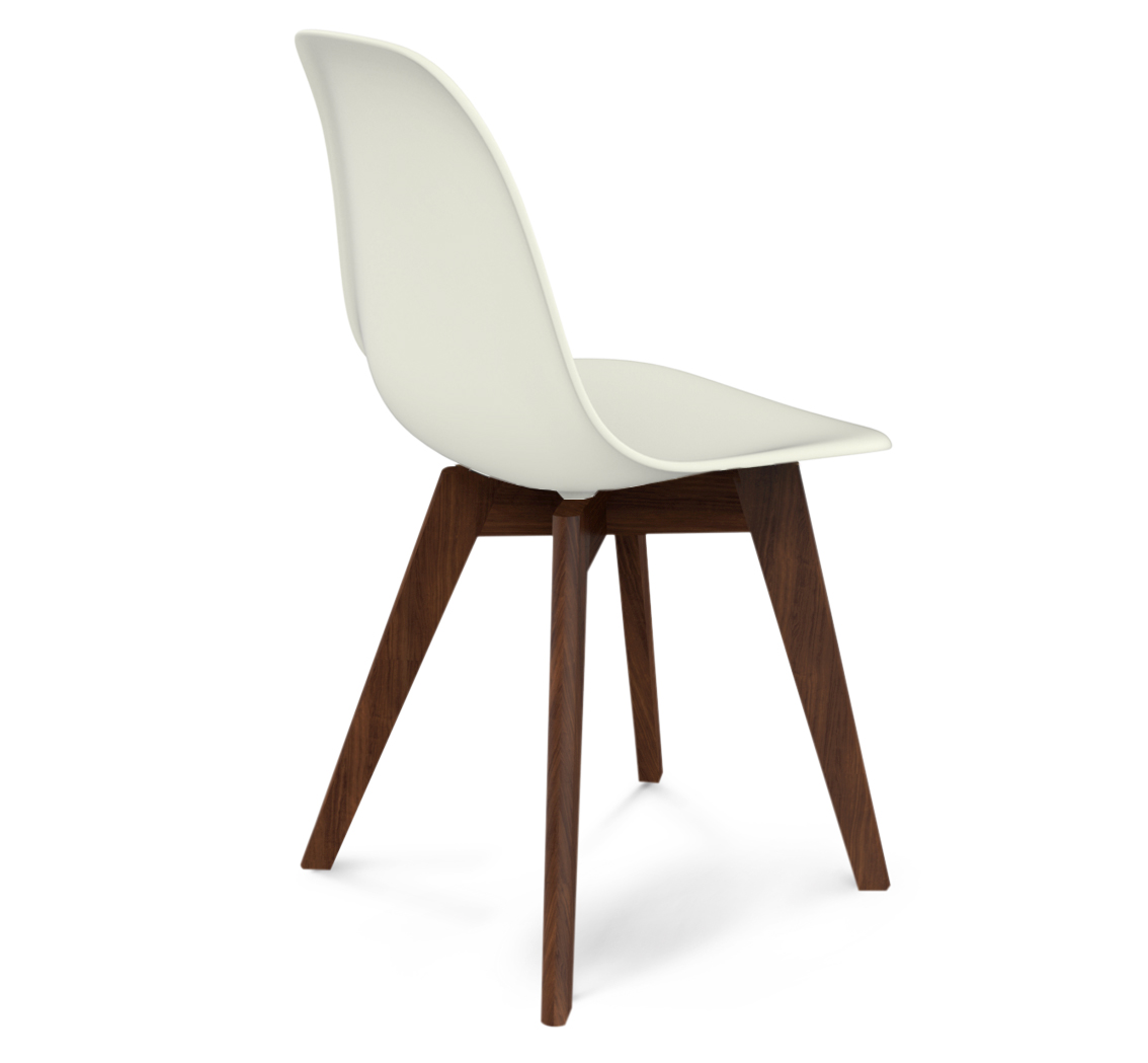 Стул DSW белый S39 (eames style) SHEFFILTON ДИЗАЙНЕРСКИЕ, EAMES STYLE 015603 Белый  - Вид №1