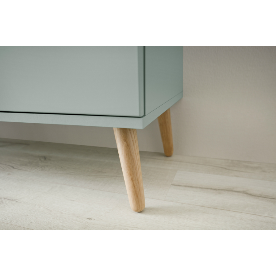 Сервант Tenzo Dot, 86х192х43 см, дуб, зеленый 1678676 - Вид №13