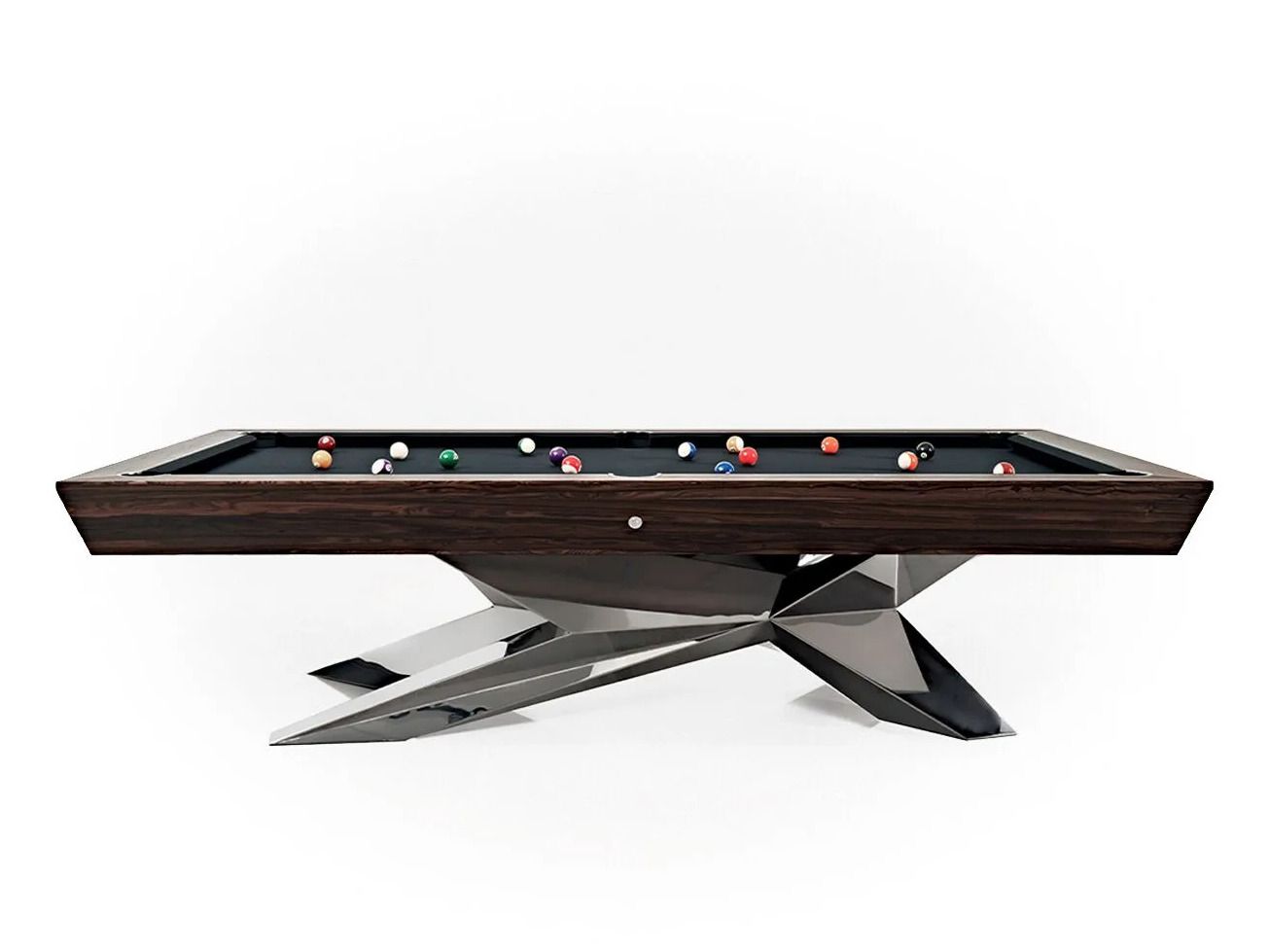 Стальной и деревянный прямоугольный бильярдный стол Hermelin biliardi современные игровые столы ARCH-00062321